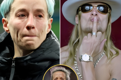 SPORTS CONTROVERSY ERUPTS – Kid Rock Fires Explosive Warning at Megan Rapinoe: “If You Hate America, Don’t Represent It!” Fans Left Speechless and Waiting for Rapinoe’s Response—What Will the Soccer Star Say Next? Discover the Shocking Backstory That Sparked This Heated Clash… WATCH BELOW 👇👇
