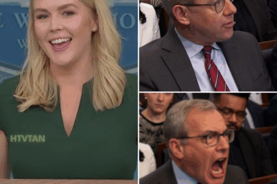 EXCLUSIVE, THIS JUST HAPPENED: Trump Press Secretary DIES INSIDE as Fox News Reporter GRILLS Her – The Tense Moment That Left Her Speechless! In a fiery exchange on live TV, Trump’s Press Secretary was left visibly rattled as a Fox News reporter relentlessly grilled her with tough questions. The tension was so thick, viewers could feel the pressure as she struggled to respond under the intense questioning. What did the reporter ask that left her stunned and struggling for words? The dramatic details of this confrontation are sending shockwaves through the media