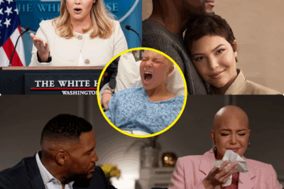 KAROLINE LEAVITT’S HEARTLESS ATTACK SHATTERS HEARTS: ACCUSING MICHAEL STRAHAN OF EXPLOITING DAUGHTER’S CANCER SPARKS OUTRAGE! In a chilling April 2025 outburst, White House Press Secretary Karoline Leavitt viciously slammed Michael Strahan, claiming his emotional Good Morning America interview about daughter Isabella’s brain cancer was a “shameless fame grab.” Fans are LIVID, reeling at her cruelty toward a grieving father. Was this a calculated strike to deflect from Leavitt’s own controversies, or a sinister personal vendetta? X posts ERUPT, hinting at a deeper, DARKER motive. Plunge into the GUT-WRENCHING, VIRAL FIRESTORM tearing the internet apart! Uncover the devastating truth below!