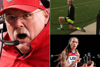 BREAKING CONTROVERSY: Andy Reid Stuns Sports World with Bold Petition—Demands Athletes Who Kneel During National Anthem Be Stripped of All Medals! The Legendary Coach’s Explosive Statement Has Ignited a Massive Debate Nationwide, Leaving Fans and Athletes Divided. Why Did Reid Take This Shocking Stand, and How Will the Sports Federation Respond? The Unprecedented Move Has Everyone Talking—You Won’t Believe the Reactions Pouring In! 👇👇