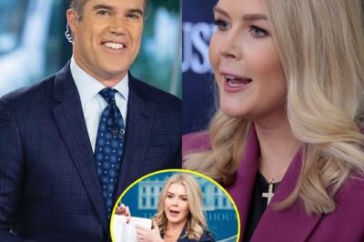NBC’s Peter Alexander faces unbelievable consequences after a fiery confrontation with Karoline Leavitt – what happens next will surely leave you stunned!