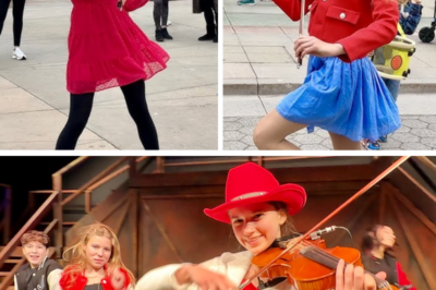 Karolina Protsenko Ignites the Street Stage With Violin, Rhythm, and Joy in Electrifying Rendition of ‘Let’s Hear It for the Boy’ That Has Everyone Talking