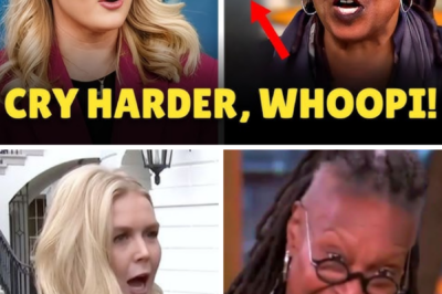 A shocking moment unfolded live on The View when Karoline Leavitte and Whoopi Goldberg clashed in a tense on-air confrontation. Leavitte exposed Goldberg’s private criticisms of ABC’s executives and diversity initiatives, sparking Goldberg to cut her mic. As the drama escalated, the show was abruptly interrupted. What really went down behind the scenes? This explosive encounter has the internet buzzing and left viewers questioning the future of The View.