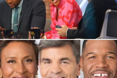 TENSIONS ERUPT ON AIR: Michael Strahan, Robin Roberts, and George Stephanopoulos LOSE IT in SHOCKING On-Air BLOWUP—Did They Just UNINTENTIONALLY Expose a Scandalous SECRET?