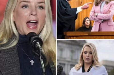 BREAKING: Karoline Leavitt Faces Arrest—Pam Bondi’s Stunning Move Stuns the Judge and Leaves Everyone Speechless!
