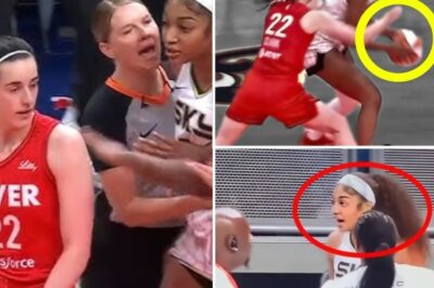 “Angel Reese FIRED UP: Yells ‘F* YOU’ in Caitlin Clark’s Face, Then Gets SLAPPED with $25,000 Fine—‘This Is Unacceptable for Any Athlete!’”**