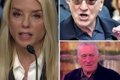 “You’re a joke, Robert. Stick to acting, because you clearly have no idea how real politics works!” Pam Bondi RIPS Robert De Niro APART on Live TV—His RAGE-FUELED Breakdown Sends Shockwaves Across the Internet!
