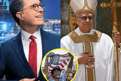 SHOCKING TWIST: Colbert Goes WILD for Pope Leo XIV’s Cryptic SMACKDOWN of JD Vance – ‘Jesus Rejects His Lies!’ Stephen Colbert erupts in cheers as Pope Leo XIV’s shadowy tweet—“JD Vance is wrong”—unleashes a holy firestorm, torching Vance’s “Christian” spin on Trump’s America First dogma. The Vatican’s veiled jab hints at a deeper scandal. Why this papal rebuke? What’s the real agenda? Social media spirals into chaos as sides clash!