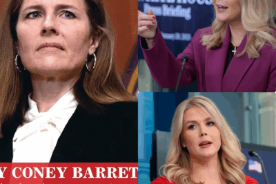 COURTROOM EARTHQUAKE: Amy Coney Barrett’s SHOCKING Attempt to JAIL Karoline Leavitt BACKFIRES—Leavitt’s SECRET Past and Genius REVERSE the Case, Leaving Everyone STUNNED! 😱 In an explosive legal battle, Supreme Court Justice Amy Coney Barrett tried to send Karoline Leavitt to prison, only for Leavitt’s hidden brilliance and mysterious past to completely flip the case—shocking everyone! #LeavittVsBarrett sparks a social media firestorm, as whispers of a deep conspiracy swirl. Was Barrett’s move a fatal misstep, or a sinister trap?