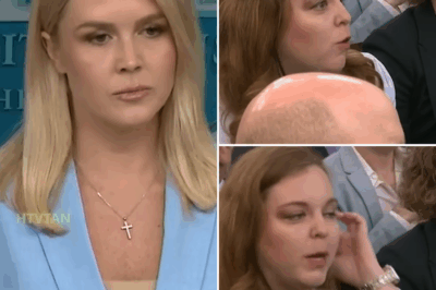 EXCLUSIVE, SHOCKING: Reporter’s RUDE Question to Karoline Leavitt Forces Her to REFUSE to Answer LIVE on Air – The Tension is PALPABLE! In a stunning moment on live television, a reporter’s rude and intrusive question left Karoline Leavitt speechless, forcing her to refuse to answer. The tension in the room was undeniable as Leavitt, visibly frustrated, shut down the question with a swift response, leaving viewers in shock. What was the question that pushed Leavitt to this breaking point, and how will this awkward exchange affect her public image? The details of this explosive on-air moment are already creating a media firestorm