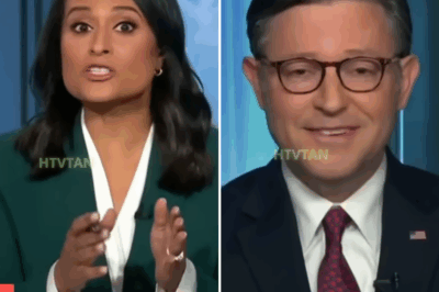 EXCLUSIVE, Mike Johnson Shuts Up NBC Journalist After She Lied About Trump