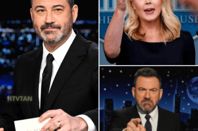 EXCLUSIVE, THIS JUST HAPPENED: Jimmy Kimmel Faces CAREER CRISIS – ABC Forced to DEFEND Their Cash Cow After Karoline Leavitt’s Shocking Revelation! In a dramatic twist, Jimmy Kimmel, the golden star who has generated billions for ABC, is now facing a career-threatening scandal after Karoline Leavitt exposed a bombshell that could destroy his public image. With Kimmel being the network’s biggest asset, ABC is scrambling to shield him from the explosive fallout. What did Leavitt reveal that could take down Kimmel and jeopardize ABC’s future? The shocking details behind this high-stakes drama will have everyone on the edge of their seats