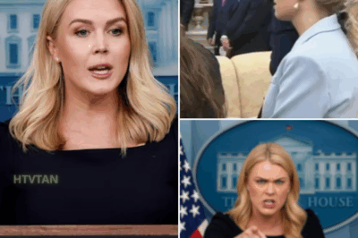 EXCLUSIVE, THIS JUST HAPPENED: Karoline Leavitt ATTACKS Fox Reporter After Being CONFRONTED Over Scandal – The Moment That Left Everyone STUNNED! In a shocking on-air clash, Karoline Leavitt unleashed a fiery attack on a Fox reporter who dared to confront her about a growing scandal. The heated exchange quickly escalated, with Leavitt’s aggressive response leaving the reporter speechless and the entire studio in shock. What did the reporter ask that sparked this explosive reaction, and how did the situation spiral out of control so quickly? The dramatic details behind this confrontation are making waves across the media