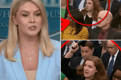 EXCLUSIVE, THIS JUST HAPPENED: Karoline Leavitt QUICKLY Cuts Off Reporter’s Question – The Shocking Moment Forces Security to Escort the Reporter Out of the Room! In a dramatic turn of events, Karoline Leavitt abruptly cut off a reporter’s question during a live press briefing, citing that the content of the question was not permitted to be disclosed. The sudden interruption left the reporter visibly shaken, and within moments, security was called to escort them out of the room. What was the question that triggered such a forceful reaction, and why was it deemed so sensitive? The explosive details behind this on-air confrontation are sending shockwaves through the media world