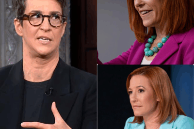 MSNBC IN CHAOS! Rachel Maddow’s CRYPTIC Confession and Psaki Handover Conceal a SINISTER Network Purge – What DARK Truth Is She Hiding? Rachel Maddow’s shocking, veiled admission and sudden torch-passing to Jen Psaki amid MSNBC’s brutal show cuts ignite a firestorm of suspicion! Whispers of secret power plays and a cataclysmic shake-up fuel #MaddowExit mania, splitting fans in a raging debate. Is Maddow fleeing a sinking ship or orchestrating a chilling coup?