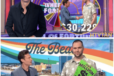 Ryan Seacrest’s Wheel of Fortune Blunder: Fans React as He Reveals $1 Million Was Just Inches Away – Could He Have Handled It Better?