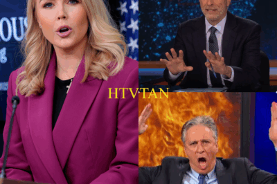 🚨🔥 LATE-NIGHT SLAUGHTER! Karoline Leavitt’s SAVAGE Comeback CRUSHES Jon Stewart After His Snarky Attack—HUMILIATION EXPOSES a HIDDEN Media Conspiracy!  In a jaw-dropping, heart-pounding live TV moment on May 15, 2025, Jon Stewart’s smug jab at Karoline Leavitt backfires in spectacular fashion as her razor-sharp retort leaves him speechless, the audience roaring, and social media igniting with laughter! #LeavittVsStewart dominates Facebook, sparking intense debate: Was Leavitt’s brutal takedown a clever, witty triumph, or a calculated strike orchestrated by a darker, hidden agenda? Whispers of a sinister media plot begin to surface, fueling the chaos.