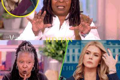 THE VIEW’ DEVASTATED: Karoline Leavitt’s FEROCIOUS Roast DESTROYS Whoopi Goldberg in LIVE TV SLAUGHTER—Was It a TRUMP PLOT or a SINISTER Media AMBUSH?  In a jaw-dropping moment on The View, Karoline Leavitt delivers a brutal, venomous verbal assault that shatters Whoopi Goldberg, leaving the hosts reeling as Whoopi’s desperate attempt to change the topic collapses in utter chaos! #LeavittBurnsView explodes across Facebook, sparking a firestorm of debate: Was Leavitt’s blistering takedown a strategic power play backed by Trump, or was it a calculated trap set by media elites? Whispers of a dark conspiracy surrounding the attack only fuel the frenzy!