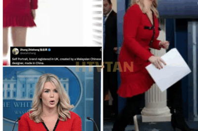 Karoline Leavitt’s Fashion Choices Spark Controversy: From Designer Suits to a Chinese-Made Dress Scandal