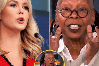 FOX NEWS EXPLOSION: KAROLINE LEAVITT DELIVERS A MIC-DROP MOMENT ON THE VIEW—WHOOPI GOLDBERG LEFT SPEECHLESS AFTER HILARIOUS, UNEXPECTED ROAST! In a jaw-dropping moment that left The View in complete silence, Karoline Leavitt delivered an unexpected roast that had Whoopi Goldberg reeling. What was supposed to be a typical exchange quickly turned into a masterclass in wit as Leavitt turned the tables with a fiery comment that stunned everyone on set. Fans are already calling it one of the most unforgettable moments in daytime TV history. What did Karoline say that completely shut down the conversation? The shocking details are unfolding—don’t miss this viral moment! 👇👇👇