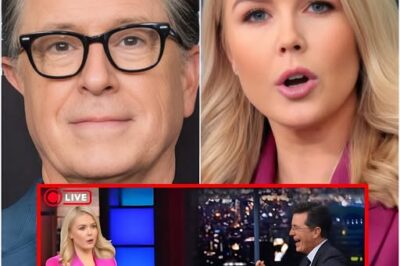 EXCLUSIVE, Drama explodes: Karoline Leavitt responds harshly on Stephen Colbert’s show, what truth makes everyone stunned? – .com