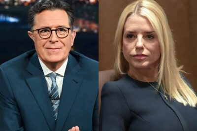 EXCLUSIVE, TV SH0CKER: Pam Bondi STUNS Stephen Colbert LIVE on ‘The Late Show’ With BRUTAL Comeback—Audience Gasps, Colbert Left Speechless, and Producers Reportedly Panicked as Segment Spirals Out of Control! – minhduc –