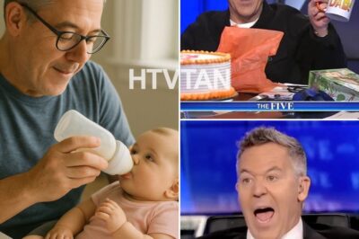 GREG GUTFELD’S LATE-FATHERHOOD STRUGGLE—Behind the Laughter, What is He REALLY Battling to Be a Good Dad in His 50s?  Greg Gutfeld, known for his quick wit and humor, faces a reality few see behind the laughs: the challenges of being a late-in-life father. In his 50s, Gutfeld is juggling the demands of fatherhood, all while maintaining his comedic persona. What does it take to balance humor with the struggles of raising a child at an age when most parents are winding down?  Want to discover the real story behind Greg Gutfeld’s journey into fatherhood? Click below to read all the heartfelt and surprising details!👇👇