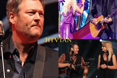BLAKE SHELTON’S HEARTBREAKING SECRET EXPOSED: Tender Gaze at Gwen Stefani MASKS a DEVASTATING LONGING for Ex-Wife Miranda Lambert in a SOUL-CRUSHING Duet!  Get ready for a bombshell that will leave you breathless! As Blake Shelton and Gwen Stefani stood side by side on stage, their eyes locked in what seemed like a blissful, love-drenched exchange. The arena went silent, captivated by the moment. But behind Blake’s tender smile lay a gut-wrenching sorrow—a haunting echo of his past with ex-wife Miranda Lambert.  Years ago, Blake shared this exact stage, singing the very same song, These Days I Barely Get By, with Miranda. The intimate look in his eyes was not for Gwen, but for a lost love—a painful past that still clings to his soul. Their raw, heart-wrenching duet painted a portrait of love lost and regrets that still haunt him, each note carrying the weight of emotions too heavy to bear.  The crowd, frozen in awe, exploded into a mix of tears and cheers as the final chord lingered in the air, leaving a mark no one could forget.
