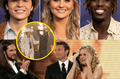 🚨 CARRIE UNDERWOOD CAUGHT IN A SINISTER PLOT: Tycoons FORCE HER to SABOTAGE Jamal Roberts—But Was His Talent UNSTOPPABLE?  The American Idol scandal of the century has just exploded—and it’s FAR darker than anyone imagined! Carrie Underwood, the once-beloved judge, has found herself at the center of a brutal controversy after delivering an icy, scathing critique of Jamal Roberts, a Top 3 finalist, during the 2025 season finale. The backlash was immediate: 6.8 million viewers screamed “SABOTAGE!” after Carrie ruthlessly dismissed Jamal’s powerful performance, calling him “just not star material.”  But here’s the bombshell that no one saw coming—sources reveal that a powerful cabal of billionaire tycoons allegedly manipulated Carrie into tearing down Jamal to make room for John Foster and Breanna Nix! The explosive allegations claim that Carrie was coerced into this malicious act by shadowy figures with stakes in the show’s outcome.  What’s even more shocking? Despite the attempts to crush his dreams, Jamal Roberts still managed to take the crown, winning with a record-shattering 26 MILLION votes. Was it a miraculous intervention from a hidden force, or was Jamal’s raw, undeniable talent simply unstoppable?
