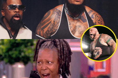 THE VIEW OBLITERATED: Tyrus VOWS to Turn Set into His WRESTLING RING, CRUSHING Whoopi Goldberg in EXPLOSIVE “Brainwashing” Takedown!  Storming The View like a human wrecking ball, Tyrus’s ferocious “You’re POISONING America!” roar shattered the hosts, leaving Whoopi reeling and the studio in ruins! Promising to make the set his battleground, is this unhinged rage a preview of total annihilation? The viral #TyrusVsWhoopi clip’s torching the internet—what’s his next savage strike? Dive into the heart-pounding chaos!