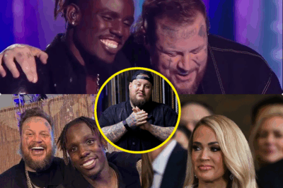 JELLY ROLL’S SHOCKING AMERICAN IDOL SECRET: HANDED JAMAL ROBERTS THE CROWN WITH A SINISTER TIP—WAS THE FINALE RIGGED, AND WHY IS CARRIE UNDERWOOD STUNNED SILENT?  Get ready for the American Idol bombshell that’s rocking the music world to its core! Just moments before the Season 23 finale on May 18, 2025, Jelly Roll, the gritty country-rap sensation, shocked fans with a jaw-dropping revelation: he uncovered a game-changing secret that helped secure Jamal Roberts’ victory. A tip so explosive that Jamal himself admitted, “Without Jelly, I’d have lost it all!” The electrifying finale performance that followed had the crowd roaring, but now, rumors of foul play are swirling.  Insiders are claiming Jelly stumbled upon a cryptic loophole in the voting system—allegedly leaked by a rogue producer—and shared it with Jamal, sparking accusations that the finale was rigged, leaving talents like John Foster and Breanna Nix robbed of their moment. Even Carrie Underwood, usually unfazed, was left completely speechless, fueling wild rumors of a deeper conspiracy within Idol.  What was the shady secret Jelly uncovered, and how did he know it? Is this a scandalous betrayal of Idol’s integrity, or a strategic move by a cunning mentor?