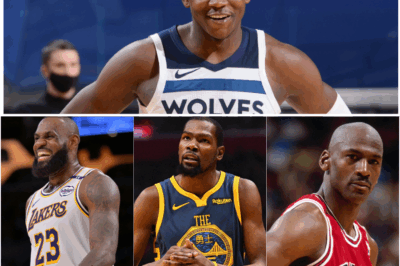 ANTHONY EDWARDS DROPS A BOMBSHELL: HIS GOAT IS KEVIN DURANT, NOT LEBRON JAMES OR MICHAEL JORDAN!