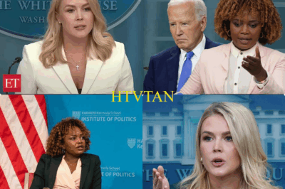 LEAVITT’S BRUTAL TAKEDOWN RIPS KARINE JEAN-PIERRE’S DIRTY LIES: EX-PRESS SEC’S VILE BIDEN HEALTH COVER-UP EXPOSED—WHAT SICK SECRET IS SHE HIDING?  Prepare for a political earthquake tearing through Washington! On May 28, 2025, fierce conservative powerhouse Karoline Leavitt detonated a ruthless attack on former Biden Press Secretary Karine Jean-Pierre, accusing her of masterminding a shocking conspiracy to conceal President Joe Biden’s deteriorating health—betraying America with “despicable, power-hungry lies.”  In an explosive, jaw-dropping segment on Newsmax, Leavitt revealed a chilling leaked White House memo alleging Jean-Pierre accepted a staggering $500,000 hush payment to silence whistleblowers desperate to expose Biden’s alarming medical secrets. Social media has ignited, with users demanding answers: is Jean-Pierre’s sinister silence part of a terrifying plot involving foreign lobbying deals?  Was Leavitt’s brutal takedown a heroic stand against corruption—or a calculated strike fueled by vengeance? What horrifying truth about Biden’s health crisis is Jean-Pierre desperately trying to bury, and why are Washington insiders shaking in fear of Leavitt’s next revelation?