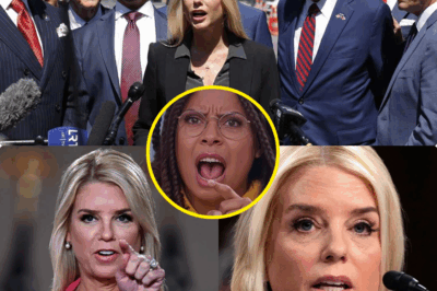 PAM BONDI’S VICIOUS ‘THE VIEW’ MASSACRE: ONE SAVAGE SENTENCE OBLITERATES HOSTS, SPARKS STUDIO ANARCHY—WHAT FILTHY SECRET DID SHE EXPOSE?  America, buckle up for the most explosive TV clash EVER! Just moments ago, on May 28, 2025, former Florida Attorney General Pam Bondi stormed the stage of The View and dropped a savage, career-ending truth bomb that left Whoopi Goldberg, Joy Behar, and Sunny Hostin paralyzed in horror. Bondi’s icy-cold, single-sentence revelation unleashed instant chaos—producers frantically cut cameras, the audience erupted, and security swarmed the set!  A shocking leaked recording now tearing up social media suggests Bondi exposed a nauseating political payoff scandal—rumors swirl about a sickening $1 million bribe linked to a powerful politician closely tied to a host! Was Bondi’s strike a righteous blow against corruption, or a calculated act of revenge designed to humiliate TV’s most controversial stars?