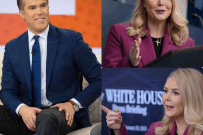 HAS KAROLINE LEAVITT SHATTERED PETER ALEXANDER’S LEGACY?” NBC’S EXPLOSIVE CLASH WITH LEAVITT UNVEILS A HORRIFYING AFTERMATH—IS A SINISTER NBC CONSPIRACY UNRAVELING? In a live TV APOCALYPSE, White House Press Secretary Karoline Leavitt’s venomous “Your bias fuels division!” strike CRIPPLED NBC’s Peter Alexander, leaving him GASPING as the briefing imploded! Her savage exit sparked a 30M-view viral storm, but whispers of a DARK NBC plot ignite TERROR. Social media’s SCREAMING—what CHILLING secret haunts this chaos? Dive into this JAW-DROPPING, HEART-POUNDING saga tearing America apart! Watch below!