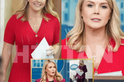 BREAKING: Karoline Leavitt Stuns in Bold Red Dress at White House Briefing—Is This New Look a Statement?