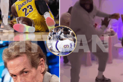 “LEBRON JAMES DANCES THROUGH THE DRAMA—IS HIS KNEE REALLY INJURED AFTER ALL?”
