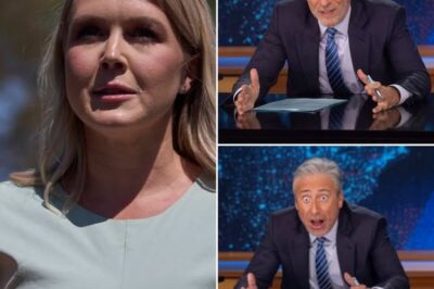 Karoline Leavitt HUMILIATES Jon Stewart LIVE – He’s Forced to APOLOGIZE After Her Savage ‘Snake-Like’ Remark Shuts Him Down! Karoline Leavitt completely obliterated Jon Stewart live on air, leaving him stunned and speechless with a brutal, snake-like remark that had the internet buzzing. The fiery exchange quickly escalated, and Stewart, unable to recover, was forced to apologize in the most humiliating way. What did Karoline say that left him crawling for an apology?