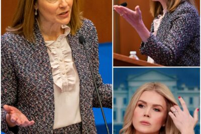 LEGAL BOMBSHELL: Amy Coney Barrett Attempts to Put Karoline Leavitt Behind Bars—Moments Later, Discovers She’s Dealing with a Legal Mastermind Whose Secret Past Turns Everything Upside Down!