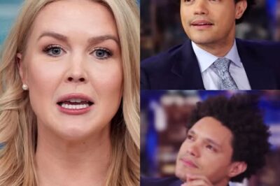 Trevor Noah STORMS OFF After Karoline Leavitt EXPOSES His Secrets LIVE ON AIR – The Shocking Moment You Won’t Believe! In an unforgettable live TV moment, Trevor Noah stormed off the set after Karoline Leavitt dropped a bombshell, exposing his hidden secrets in front of millions. What started as a casual conversation quickly turned into an explosive confrontation, as Leavitt’s revelations left Noah speechless and enraged. What did she reveal that triggered this dramatic walk-off? The shocking details behind this unforgettable moment are sending shockwaves through the media world