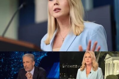 BREAKING: Jon Stewart takes a shot at Karoline Leavitt—but her brutal comeback leaves him HUMILIATED and the internet in stitches!