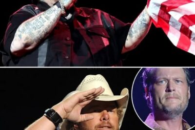 Jelly Roll’s Heartfelt Toby Keith Tribute at Stagecoach Leaves Blake Shelton in Tears Fans Say “Best Moment of the Festival”