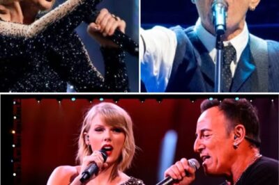 Bruce Stopped The Show. Then Taylor Walked Out… And The World Stood Still. In the middle of his sold-out concert, Bruce Springsteen dropped his guitar—and the truth. Seconds later, the crowd erupted as Taylor Swift appeared out of nowhere, stepping into the spotlight beside him. No warning. No intro. Just power. Then came the moment: a brand-new song, fierce and unapologetic, echoed through the arena like a battle cry. And when the screen behind them lit up with the words, “You know what this is about. So do they,” the audience froze — breathless. Whispers turned to roars. The Musicians Union quickly backed them. A secret EP is now rumored to be in the works… and insiders say it’s just the beginning.