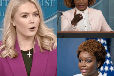 BREAKING: Karoline Leavitt DESTROYS Karine Jean-Pierre LIVE on TV—Watch as Leavitt’s SHARP Response Leaves Jean-Pierre FLUSTERED and the Crowd CHEERING!