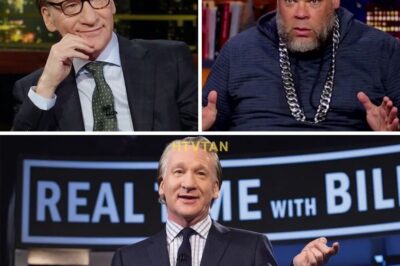 LIVE TV SHOCKER: Tyrus ACCUSES Bill Maher of BEING A COWARD—The Explosive Clash on Air That Left the Studio in DEAD SILENCE! What triggered this heated exchange, and how did Bill Maher respond to the shocking insult?  During a fiery live TV moment, Tyrus didn’t hold back when he called Bill Maher a “coward” on-air. What started as a typical conversation quickly escalated into a war of words, leaving the studio in stunned silence. The tension was palpable as Tyrus’ brutal remark left Maher scrambling for a response. How did this unexpected confrontation unfold, and what does it mean for the future of their dynamic on TV?  Want to know what happened next in this jaw-dropping clash? Click here to find out all the shocking details!