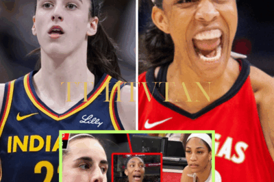 Shockwaves hit the WNBA! A’ja Wilson publicly lashes out at Caitlin Clark, demanding the league take action—“Ban her before it’s too late,” she warns. Fans are divided, tensions are rising, and the basketball world is on fire. What sparked this explosive confrontation? Here’s what we know…