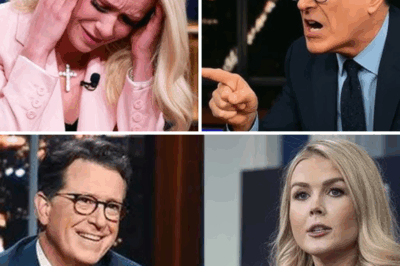 SHOCKING: Karoline Leavitt Turns Stephen Colbert’s Show Into a Cultural Showdown – The Internet Can’t Stop Talking! In an unforgettable moment on The Late Show, Karoline Leavitt stole the spotlight from Stephen Colbert, turning a light-hearted interview into a fierce cultural confrontation. The audience was left in stunned silence as Leavitt’s sharp words and unflinching stance exposed deeper divisions within American media. Colbert was left speechless as Leavitt took control of the conversation, turning the show into an unforgettable TV moment. What did she say that caused this explosive shift? The mic drop moment has gone viral—get all the shocking details in the comments below!