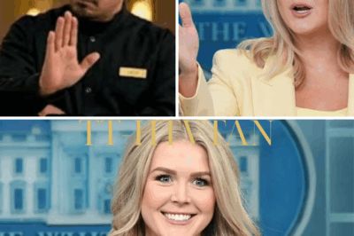 JUST IN: Explosive incident just unfolded—Karoline Leavitt FIRED a restaurant waiter after he refused service over her necklace! This wasn’t just a refusal… it was a blatant affront that sparked outrage. The staff? Stunned, silent, and now facing major backlash. The internet is erupting with demands for justice—and this could be the moment that shakes up the service industry forever!