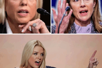 Pam Bondi Exposes Judge Amy Coney Barrett’s Secret Deal—The Room Goes Silent Instantly!  In a jaw-dropping moment that left everyone in the room speechless, Pam Bondi dropped a bombshell during a live discussion by exposing a secret deal involving Judge Amy Coney Barrett. The revelation, which took everyone by surprise, immediately silenced the room as Bondi laid out the shocking details. What was behind this explosive claim, and how did it shake the very foundations of the ongoing political conversation? The dramatic moment raised serious questions, leaving viewers and commentators eager for answers. Get the full story behind this unprecedented reveal below!