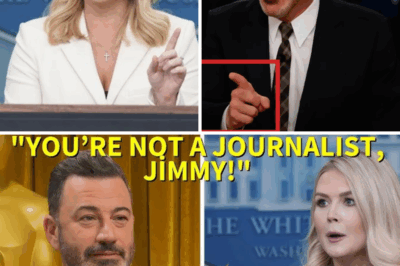 SHOCKING TV MOMENT: Karoline Leavitt HUMILIATED LIVE on *Jimmy Kimmel Live!* After Revealing Shocking Secrets That Could RUIN Jimmy Kimmel’s Career! In a jaw-dropping moment on Jimmy Kimmel Live!, Karoline Leavitt was unexpectedly kicked off the stage after revealing explosive secrets that could destroy Jimmy Kimmel’s career. What started as a regular interview quickly spiraled into chaos when Leavitt dropped bombshells that left Kimmel and the audience in stunned silence. What did Leavitt reveal that led to this shocking moment? Get all the explosive details in the comments below!